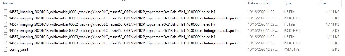 Folder with multiple DLC outputs